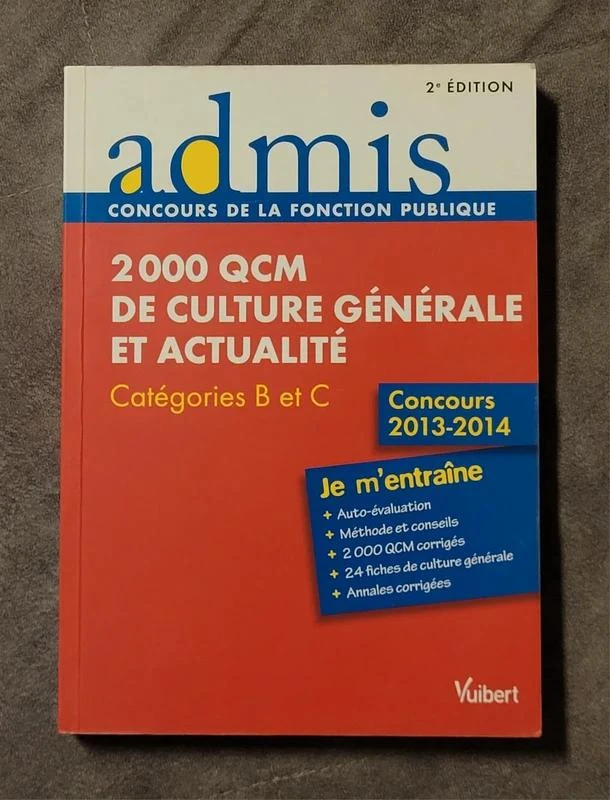 2000 QCM de culture générale et actualité - Catégories B et C Annie Lachaud